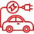 Elektromobilität E-Auto Icon